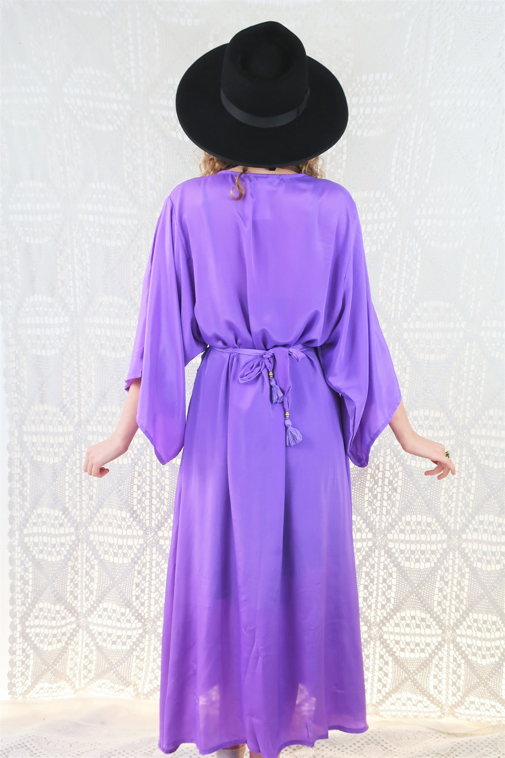 Khroma Aquaria Robe Dress in Electric Violet - Free Size