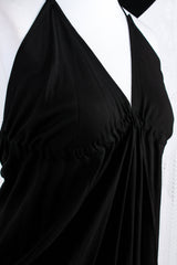 25% OFF Khroma Medusa Mini Halter Dress in Jet Black - Free Size