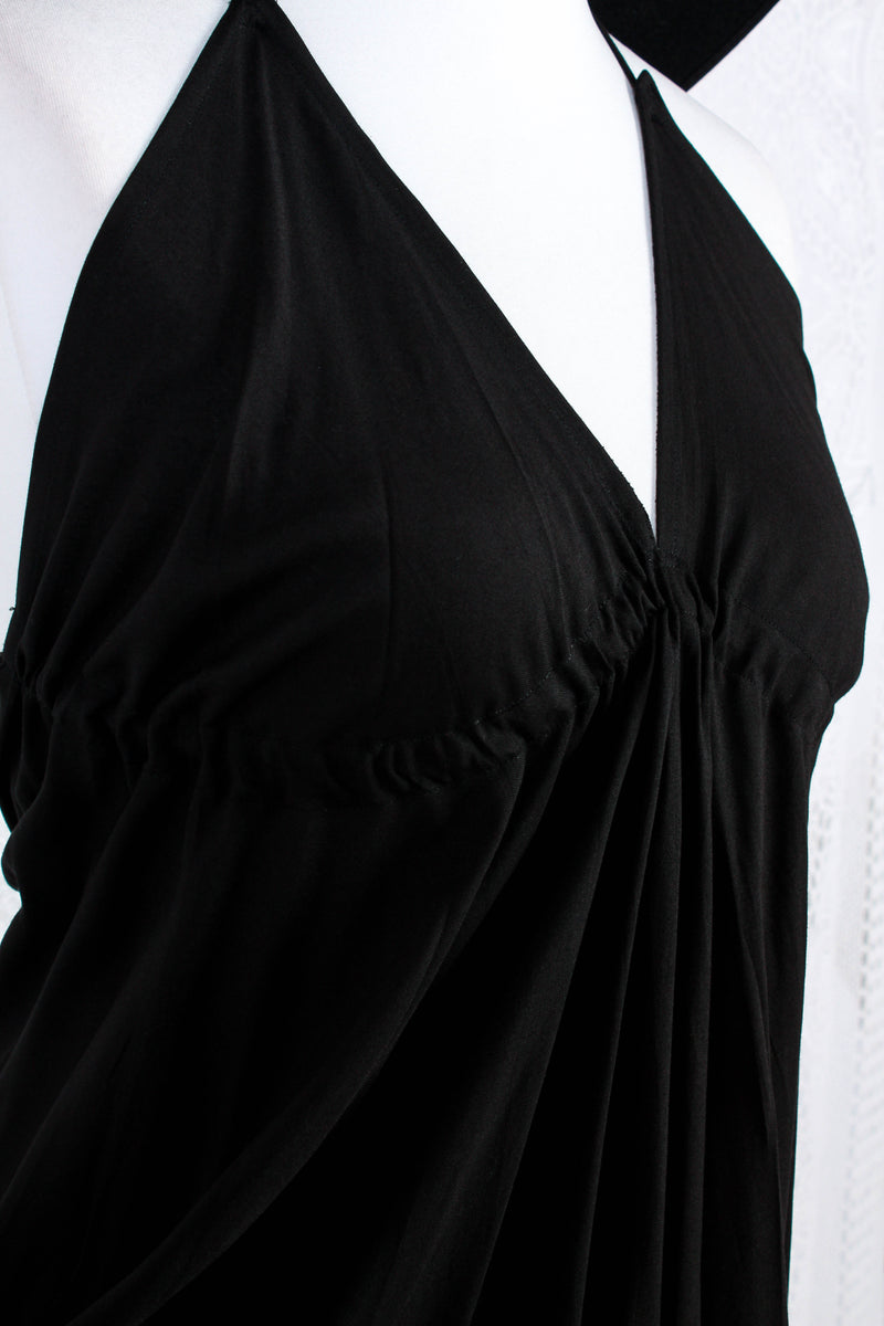 25% OFF Khroma Medusa Mini Halter Dress in Jet Black - Free Size