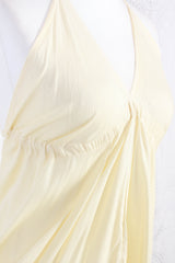 25% OFF Khroma Medusa Mini Halter Dress in Light Cream - Free Size