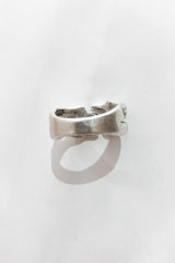 back silver plated talon ring with oxidised finish from our collection of turkish bohemian jewellery by all about audrey