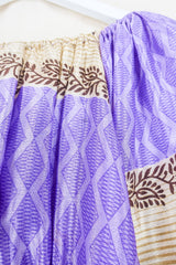Scorpio Top - Heather & Stone Diamonds - Vintage Sari - Free Size By All About Audrey