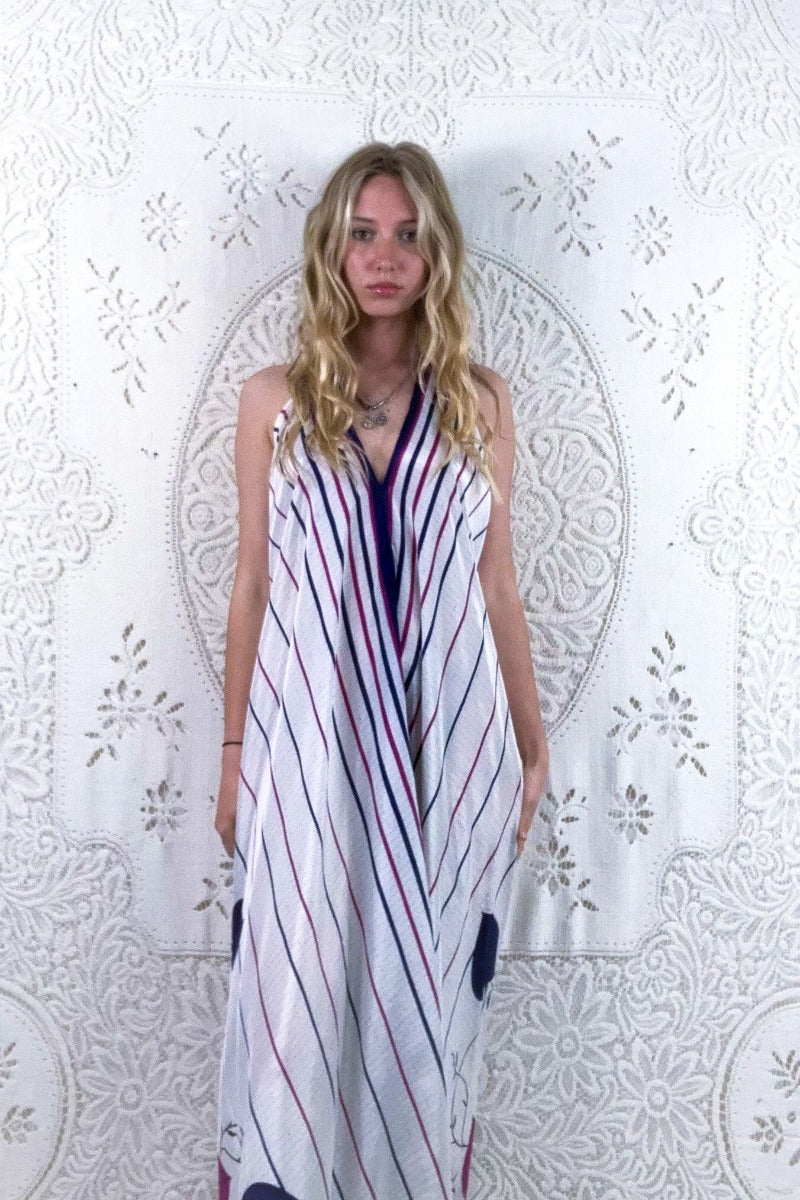 Hippie white maxi outlet dress