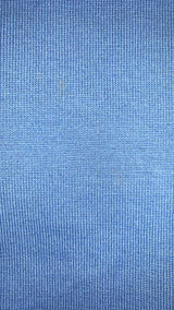 Vintage 1970s Knitted Mini Dress - Cerulean Blue - Size XXS/XS