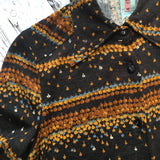 Retro 70s Ditsy Print Shirt - XS/S