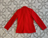 SALE Vintage Spring Red 60s Fitted Jacket - Size - XS