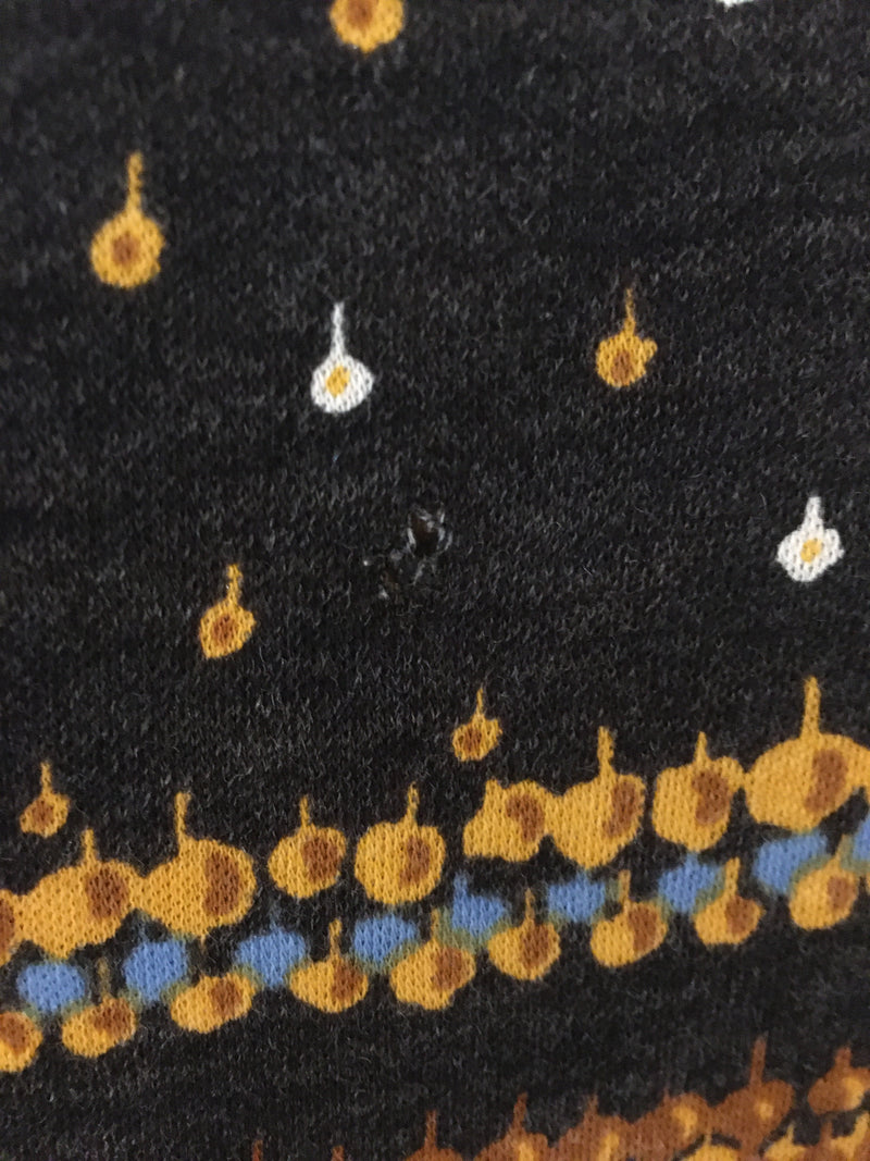 Retro 70s Ditsy Print Shirt - XS/S