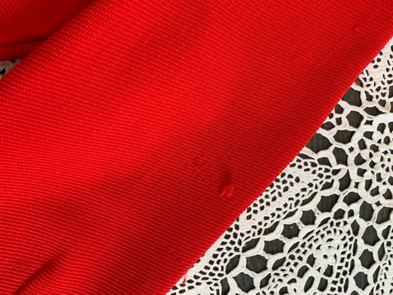 SALE Vintage Spring Red 60s Fitted Jacket - Size - XS