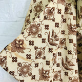 Vintage Geometric Kimono - Sand and Hazel - One Size