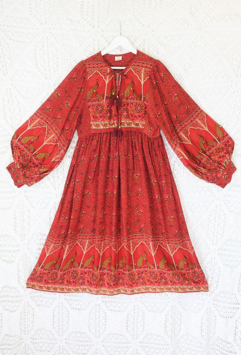 Peacock Primrose Dress in Berry Red | Boho Dresses | All About Audrey All About Audrey Vintage Boutique Peacock Primrose Dress in Berry Red | Boho Dresses | All About Audrey All About Audrey Vintage Boutique