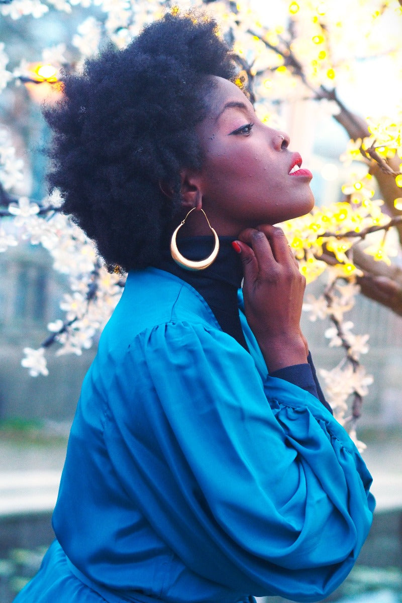 Lola Long Wrap Dress - Block Colour Persian Teal - ALL SIZES by all about audrey