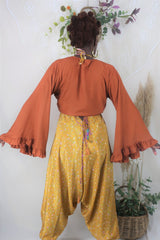 back view of our Venus Khroma top in Red Clay. A super soft and breathable rayon fabric by all about audrey