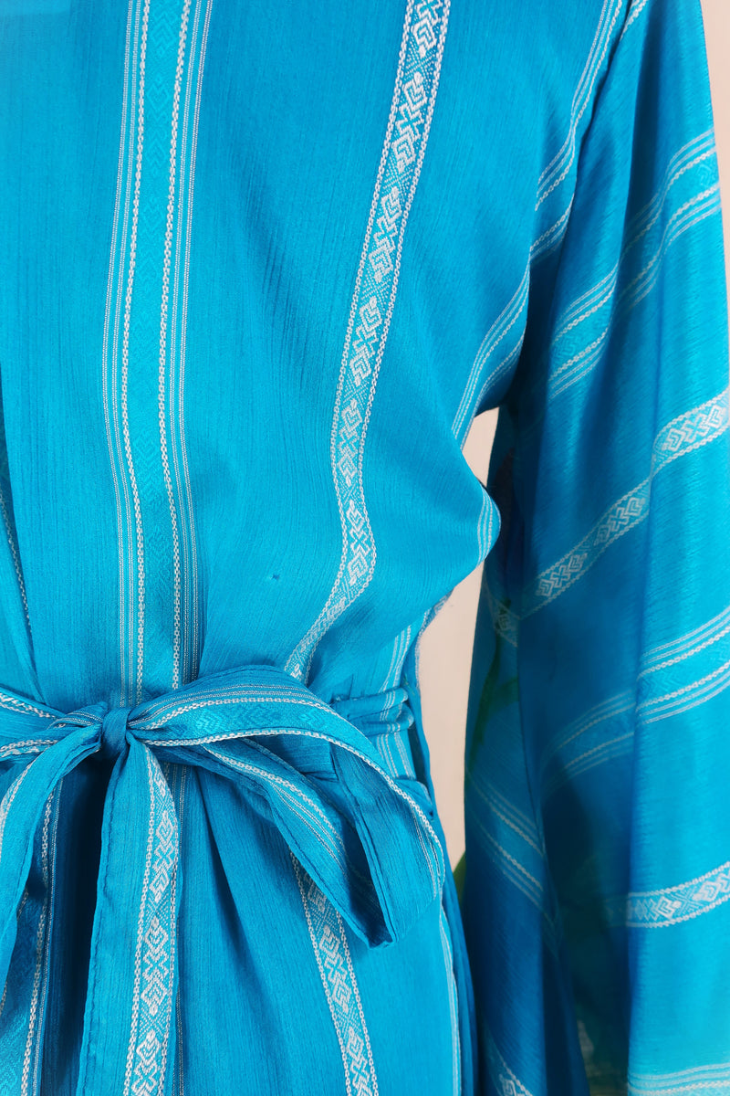 Sky blue vintage dress sales