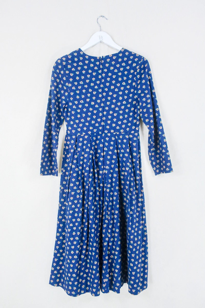 Polka dot midi prairie dress deals