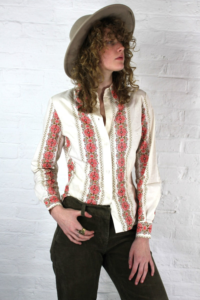 Vintage Corduroy Low Rise Flares - Khaki - Size S/M 10-12 All About Audrey